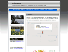 Tablet Screenshot of eglinton.com